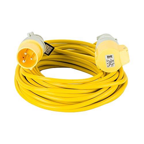 14 M Metre 16 Amp 110 V Volt 2.5mm Extension Cable Generator Lead Power Hook Up