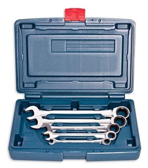 5 Piece Combination Ratchet Spanner Gear Wrench Reversible Omega M2305 72T