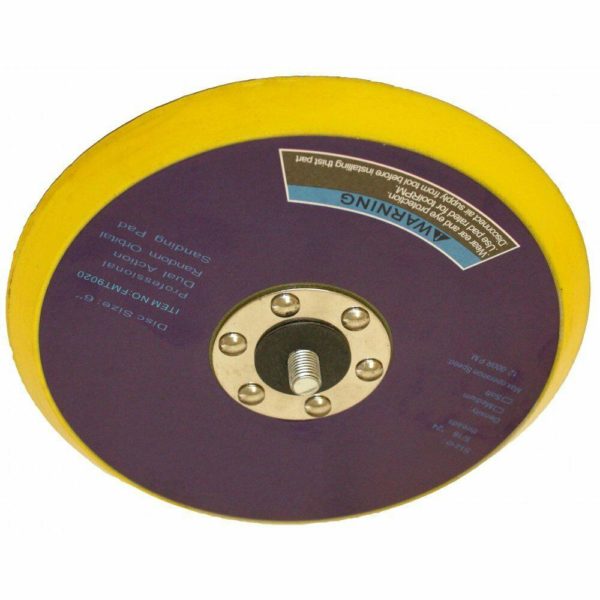 DA Palm Sander Backing Pad 150mm 6 Vinyl 5/16 Thread For Self Adhesive Discs