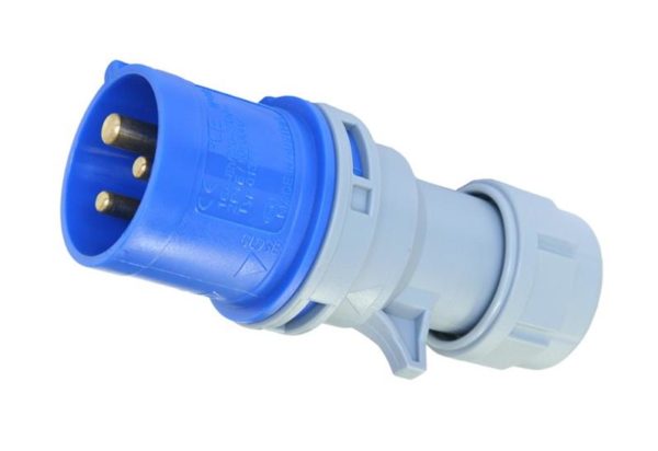 PCE Blue EL/P210 Plug 16A x 240 Volt 3 pin