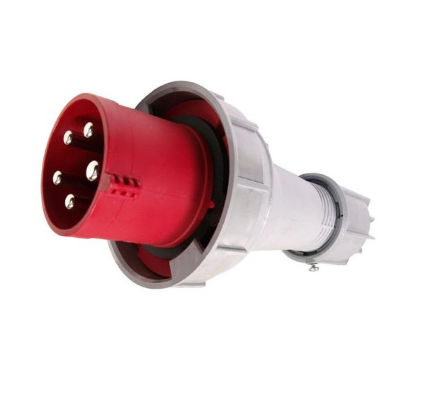 PCE Red EL/P245 Plug 125A x 415V 5 pin